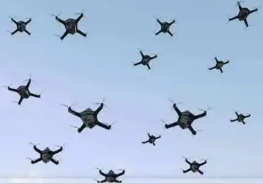 Military Drone Swarm Data link