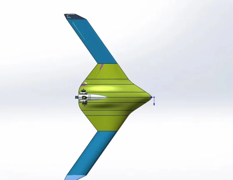 ZF70 Heavy Lift Long Endurance Stealth Loitering Munition (Low Cost)