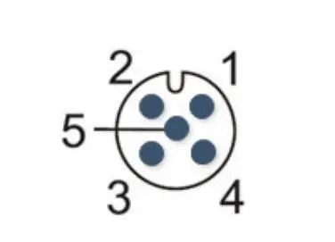 SST810 Dynamic Inclinometer M12 connector socket