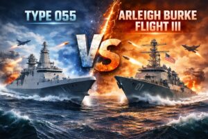 Type 055 vs. Arleigh Burke Flight III