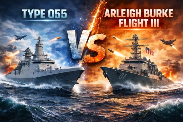 Type 055 vs. Arleigh Burke Flight III