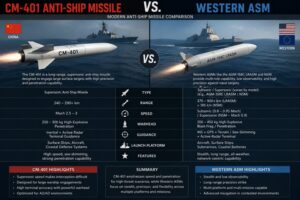 CM-401 anti ship missile vs. Western ASM